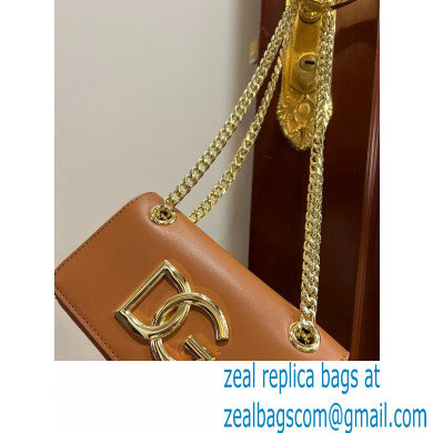 Dolce  &  Gabbana Calfskin 3.5 Chain phone bag Brown